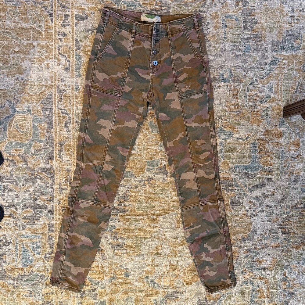 Anthropologie Camo Jeans